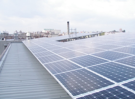 大阪府八尾市の高齢者専用マンションへの太陽光発電設備